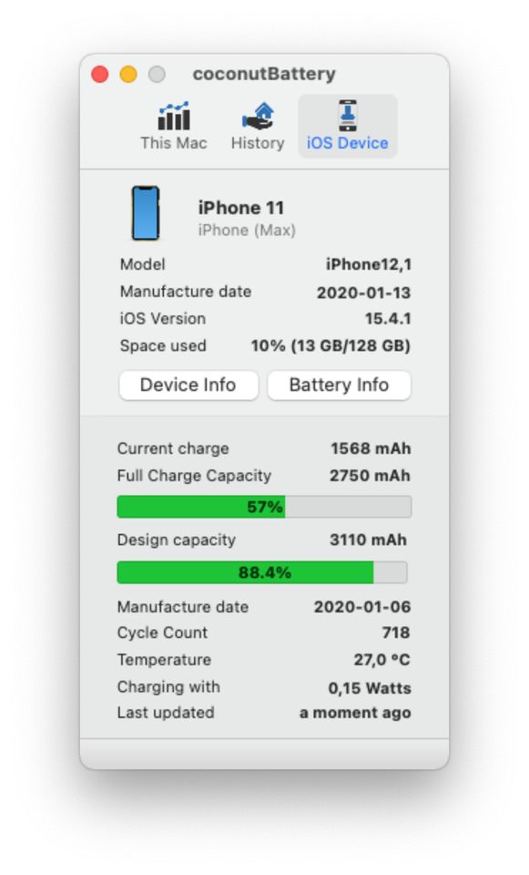 iPhone 11 128GB Weiß mit iOS 15.4.1 Jailbreak in Passau