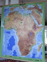Orig. Orion Schulkarte Rollkarte groß Afrika Kontinent 172x214cm Bayern - Lichtenfels Vorschau
