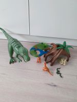 Playmobil 4171 T-Rex Velociraptoren Dinosaurier Dino Bäume Pflanz Niedersachsen - Stuhr Vorschau
