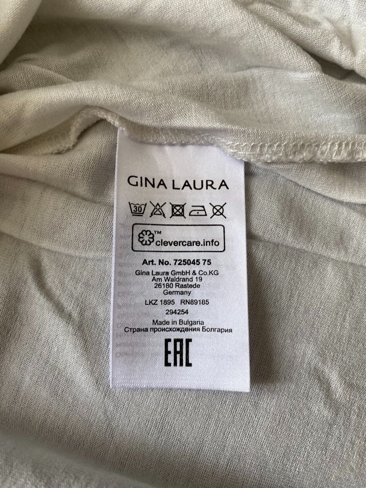 Gina Laura 2 in 1 Shirt blau - weiß in Kranenburg