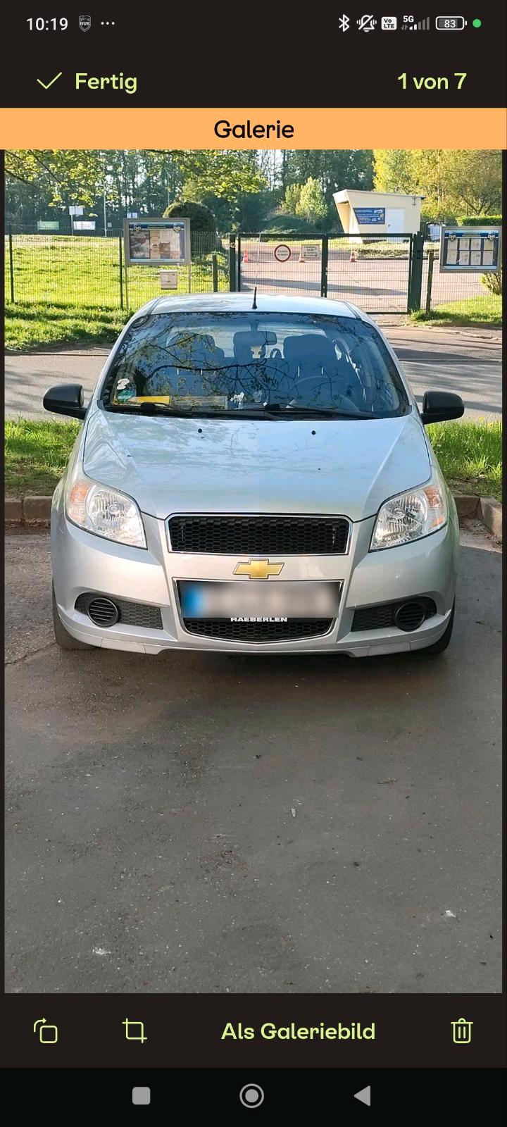 Abbildung des Autos Chevrolet Aveo 1,2 mit n…