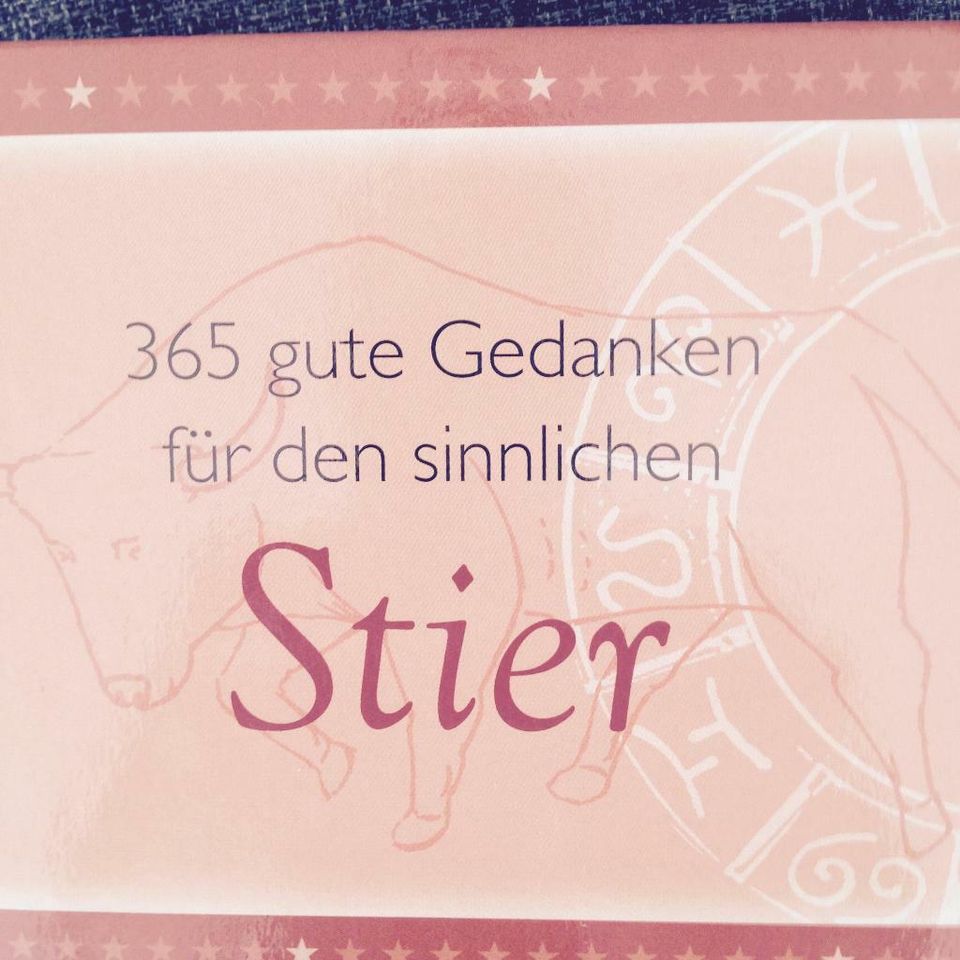 Buch 365 gute Gedanken für den sinnlichen Stier in Braunschweig