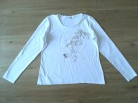 LA-Shirt in Weiß, Frontdruck & Spitze-Applikation, Gr. 38 Nordrhein-Westfalen - Witten Vorschau