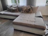Wohnlandschaft / XXL Couch weiß grau mit Bettkasten Brandenburg - Rehfelde Vorschau
