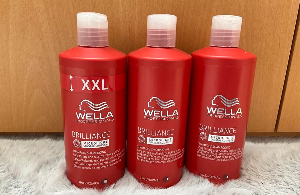 3x Wella Professionals Brilliance Shampoo 500ml in Essen