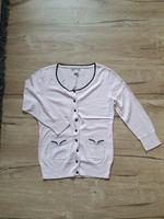 Strickjacke von H&M, Gr.S, rosa-schwarz, 3/4-Ärmel, wie neu Nordrhein-Westfalen - Lüdenscheid Vorschau