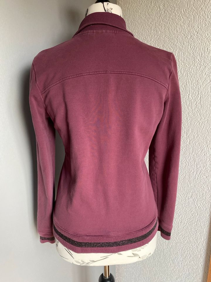 Esprit Sports Sweat Jacke. Gr. 38 Weinrot Bordeaux in Münchsmünster