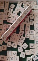 Scrabble Buchstaben Ersatz Steine Bänkchen Holz Spielbrett Rheinland-Pfalz - Trier Vorschau