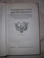 Giovanni Boccaccio * 1.Band * topp Zustand * Thüringen - Leinefelde-Worbis Vorschau