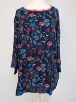 Marc O polo Bluse Shirt Gr. 42 / L Top Blumen blau NEU Hessen - Erbach Vorschau