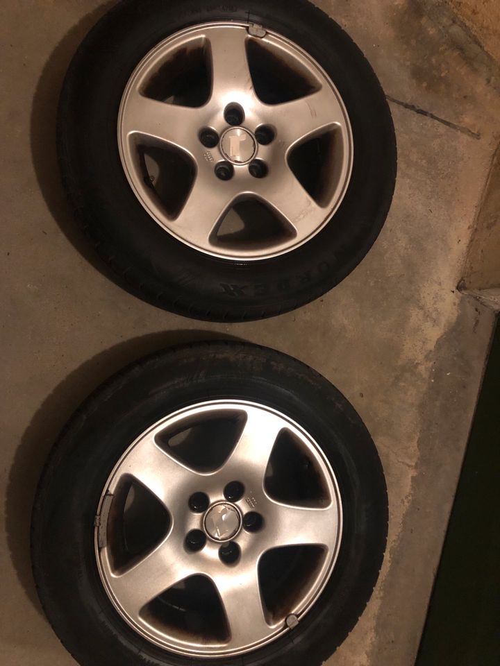 15" R.O.D Rondell-Alufelgen mit Sommer reifen 205/60R/15 Zoll in Frankfurt am Main