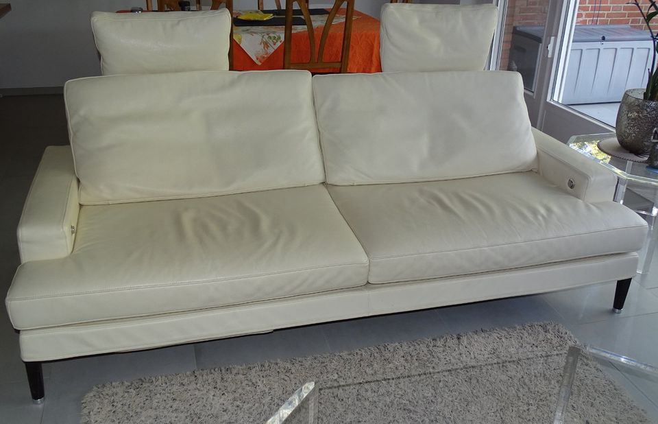 FSM Clarus Couch Designer 3-Sitzer Ledersofa De Sede in Krefeld