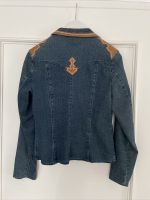 Alba Moda Jeansjacke mit Wildlederbesatz Gr. M JACKE Leder JEANS Hessen - Maintal Vorschau