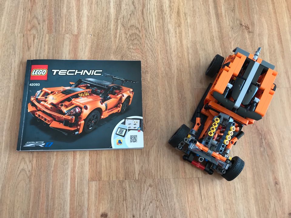 Wie neu! LEGO Technic 42093 Chevrolet Corvette ZR1, vollständig in Grünstadt