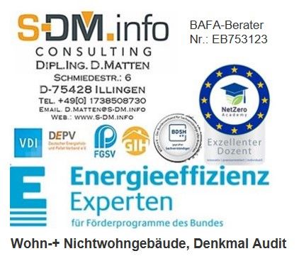 Energieberatung/ Energieausweis/ Sanierungsfahrplan? in Illingen