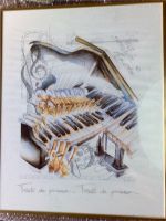 Musical Print Poster Traite de Piano im Metallrahmen (100 EUR) Sachsen - Geyer Vorschau
