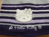 HELLO KITTY Mütze lila flieder silber gestreift Gr 104 - 116 Rheinland-Pfalz - Heltersberg Vorschau