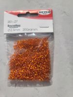 Meyco Rocailles 2,5 mm in mandarin mit Silbereinzug Bayern - Waldbrunn Vorschau