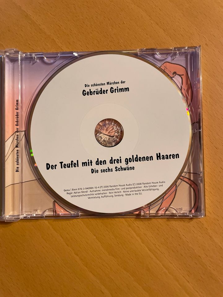 PALETTI-CD "2 Märchen Gebrüder Grimm" (Teufel / Schwäne) in Schonungen