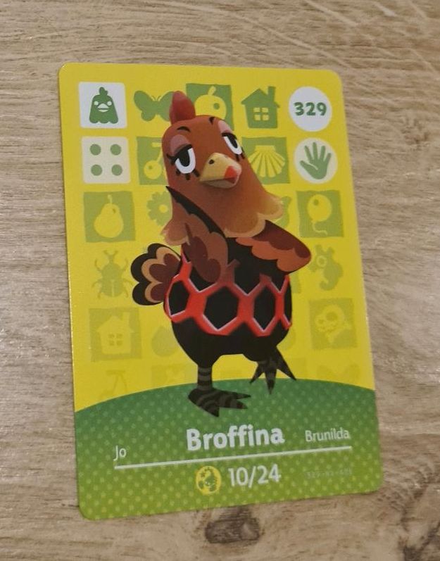Animal Crossing Amiibo Karte Broffina/Elfriede (329) in Siegen