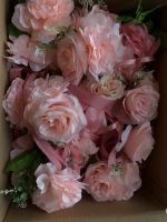 Autodeko Hochzeit künstliche Blüten in Rosa mit Schleife Schleswig-Holstein - Großhansdorf Vorschau