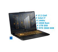 17,3 Zoll Laptop ASUS TUF Gaming F17 1TB SSD 16GB RTX 3060 6GB Bayern - Plattling Vorschau