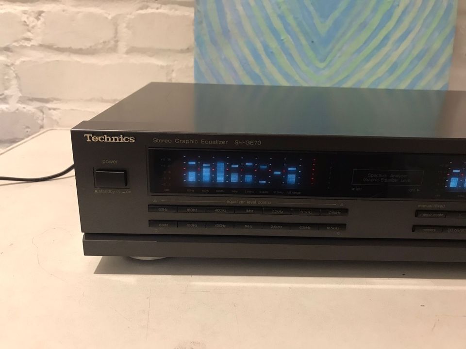 Technics SH-GE70 Equalizer spectrum Analyser in Essen