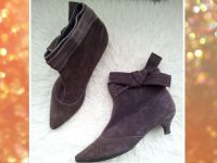 Esprit Stiefelette Booties in 39, Lila Pflaume Beere, Rauhleder Pankow - Prenzlauer Berg Vorschau