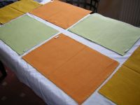 Tischsets/Platzdeckchen-Set 6teilig NEU orange/mintgrün/maisgelb Hannover - Mitte Vorschau