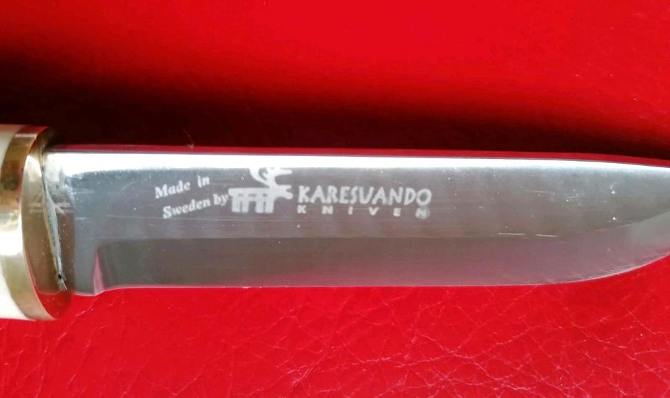 Karesuando Messer mit Lederhülle, NEU in Bad Wildungen