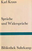 Karl Kraus, Sprüche und Widersprüche (suhrkamp, inkl. Versand) Hessen - Oberursel (Taunus) Vorschau