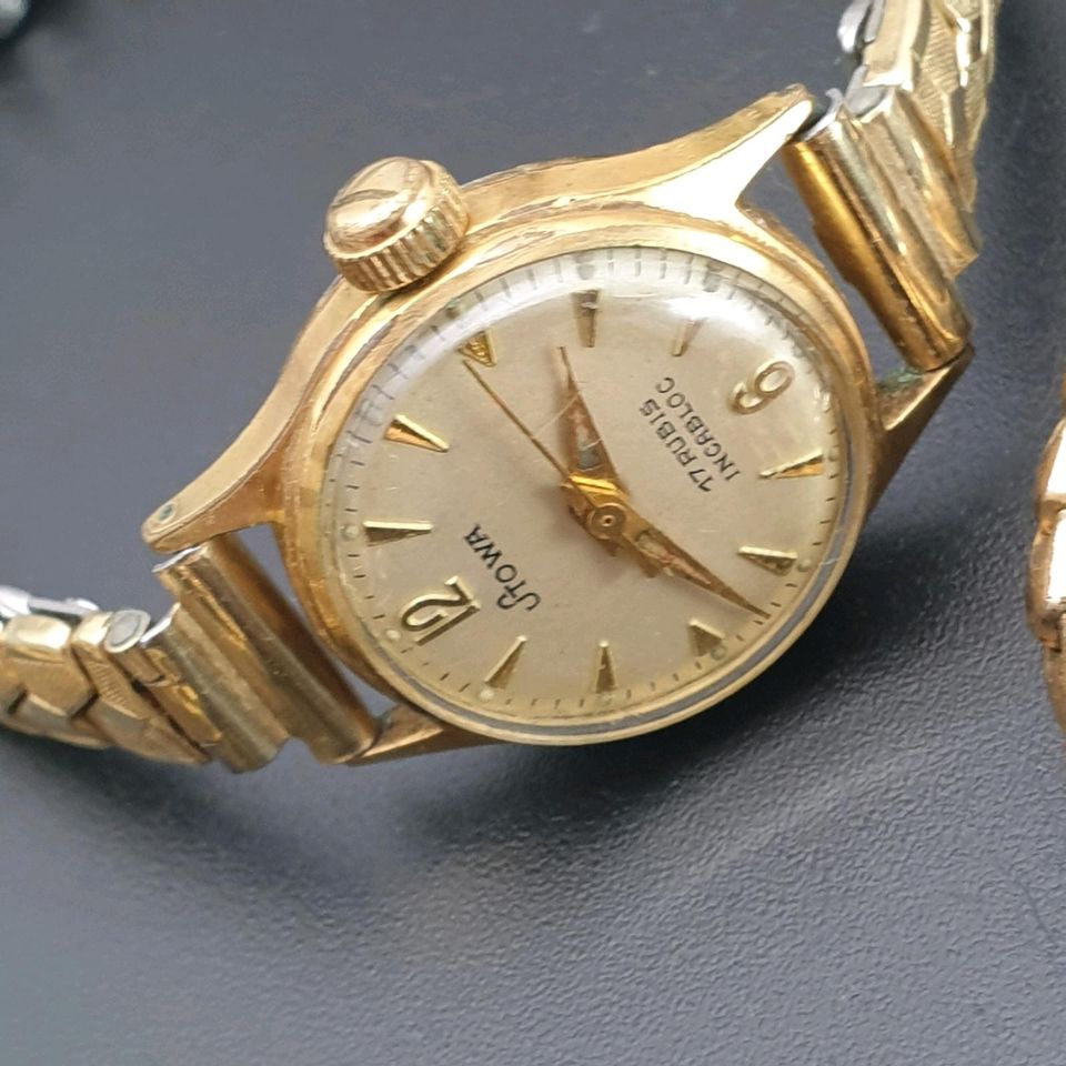 3 Vintage Damenuhren STOWA - LACO - DUGENA ( vergoldet ) in Recklinghausen