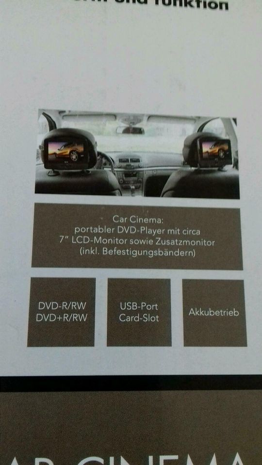 DVD Player Car Cinema 4551 LCD in Regensburg