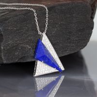 WERT 1040 € BRILLANT LAPISLAZULI COLLIER 14K WEIßGOLD vxlt H329 Essen - Altenessen Vorschau