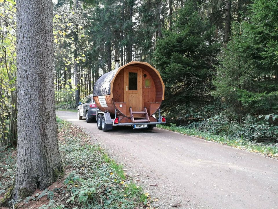 Mobile Sauna, mobile Fasssauna mieten. Top Angebote in Pfarrkirchen