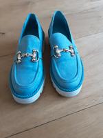 Loafer, Schuh flach, Halbschuh, blau Größe 40 Baden-Württemberg - Nehren Vorschau