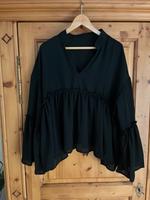 Bluse von Shein, schwarz transparent, Gr. 40 Niedersachsen - Schiffdorf Vorschau
