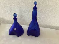 Zwei Retro Dekoration-Karaffen Flaschen ( Anetta ) blau Baden-Württemberg - St. Georgen Vorschau