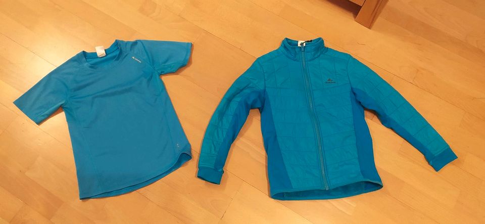 Quechua warme Fleece Jacke & Sportshirt Gr. 128 Lieblingsstück in Planegg