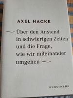 Axel Hacke Über den Anstand in schwierigen Zeiten und die Frage, Niedersachsen - Wedemark Vorschau