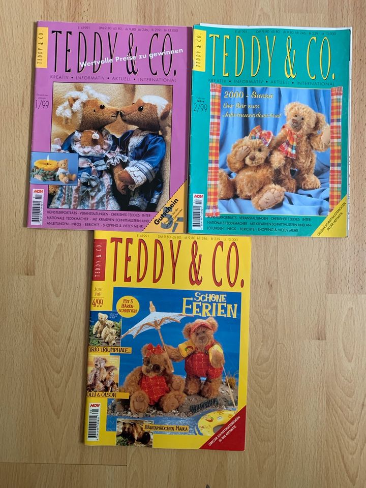 Teddy & Co. Teddys + Sonderheft nähen Selbermachen HOBBYAUFLÖSUNG in Wuppertal