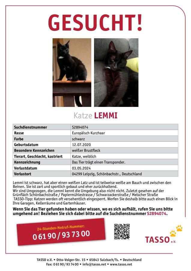 Lemmi wird vermisst in Leipzig