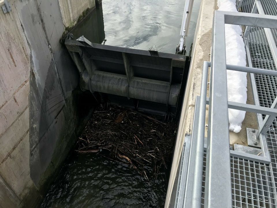 Wasserkraft, Stahlwasserbau RRM, Schütze Wasserkraftwerk in Zwiesel