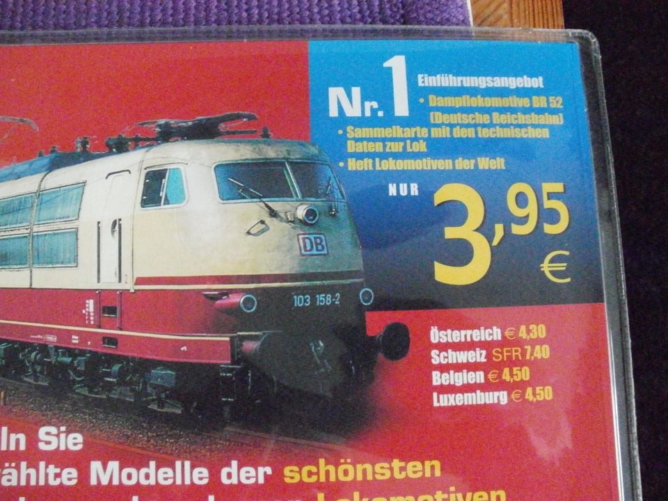 Del Prado Standmodell N Lokomotiven der Welt 1:160 - Teil 1 neu in Geldern