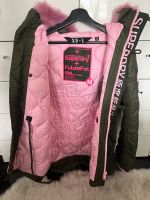 Superdry Damen Winter Parka Mantel Khaki Rosa Gr.M Neuwertig Nordrhein-Westfalen - Mönchengladbach Vorschau