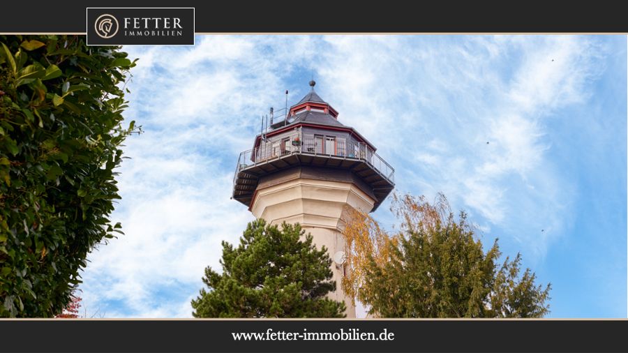 Wasserturm zu verkaufen – Wahrzeichen mit Panorama-Aussicht in Wiesbaden-Igstadt in Wiesbaden