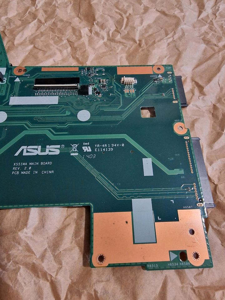 ASUS X551MA F551MA D550M Laptop Hauptplatine N2815/N2830/N293 in Zehdenick