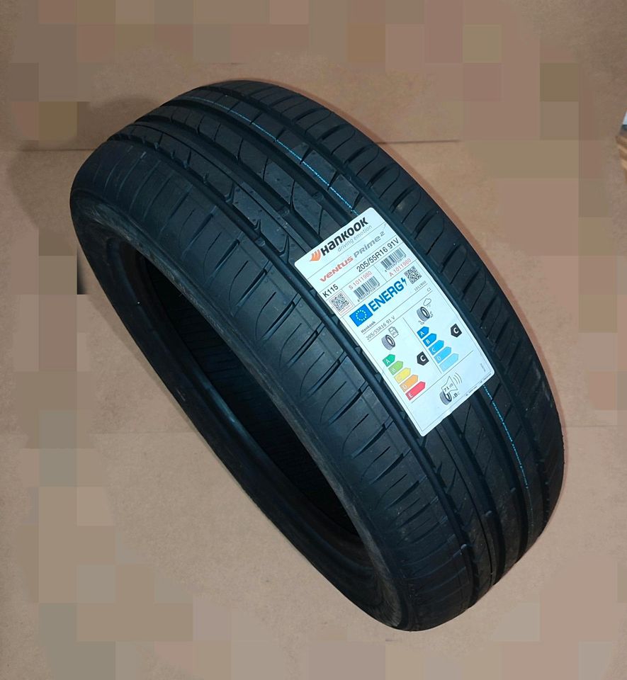 1x Hankook Sommerreifen 205/55R16 91V in Lenningen