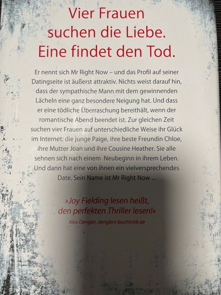 Buch Blind Date Joy Fielding in Zülpich