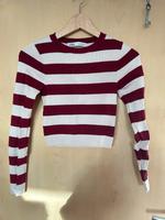 Gestreiftes Langarm Crop Top Horn-Lehe - Lehesterdeich Vorschau